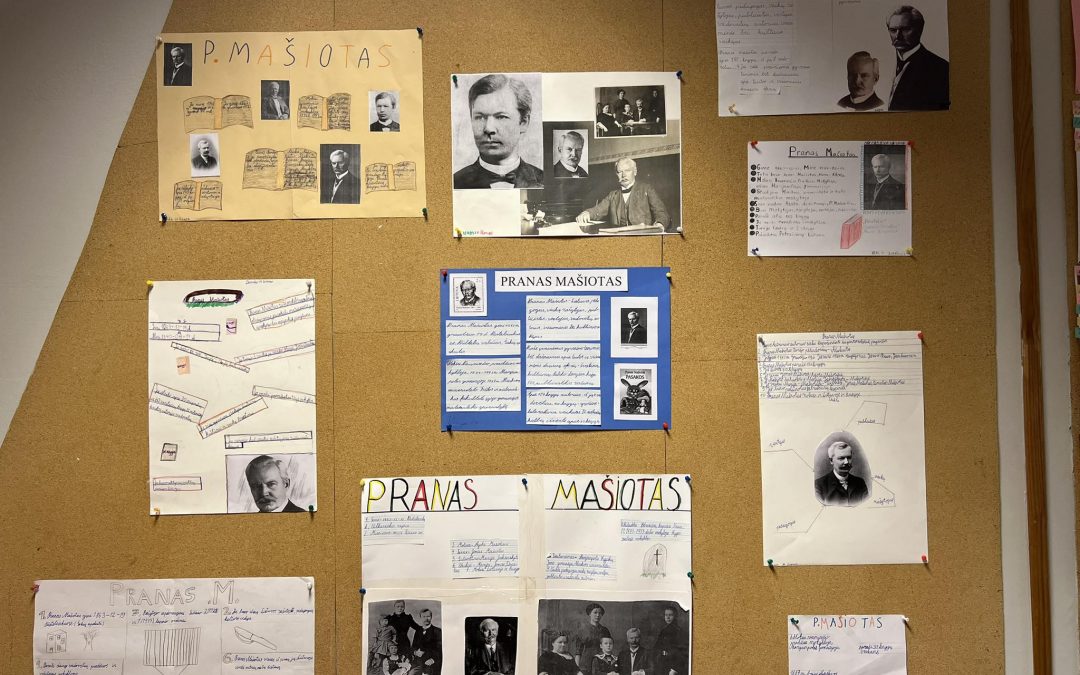 Projektinės veiklos, skirtos rašytojo Prano Mašioto gimtadieniui paminėti