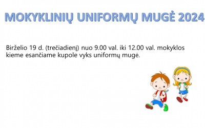 Mokyklinių uniformų mugė 2024