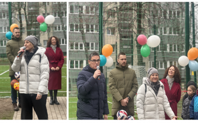 Futbolo, gimnastikos ir krepšinio aikštynų atidarymas