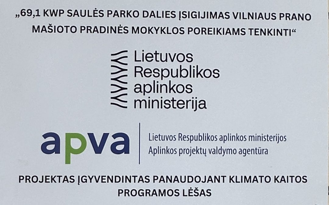 Atsinaujinančių energijos išteklių (saulės, vėjo) panaudojimas