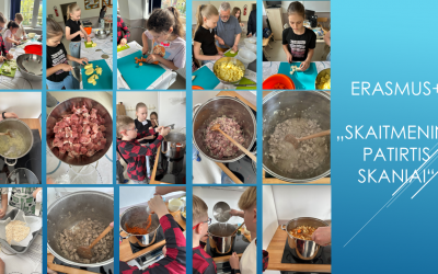 Erasmus+ projektas „Skaitmeninė patirtis skaniai“