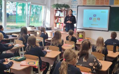 Svečiuose Vilniaus miesto I-ojo policijos komisariato bendruomenės pareigūnė