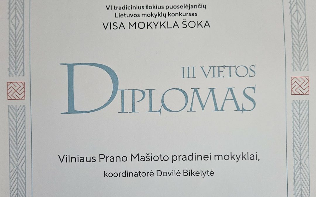 Konkursas „Visa mokykla šoka 2025“