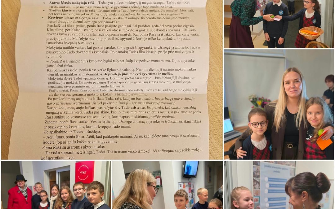 Mokytojų diena – su šypsenomis ir gera nuotaika